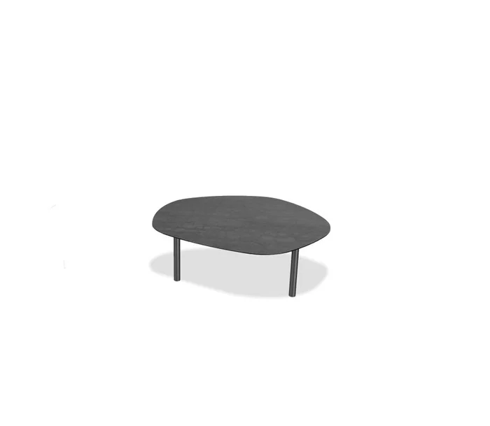 Mobital Arzo Small Coffee Table Industrial Grey Ceramic Top WCO-ARZO-IGRE-SMALL