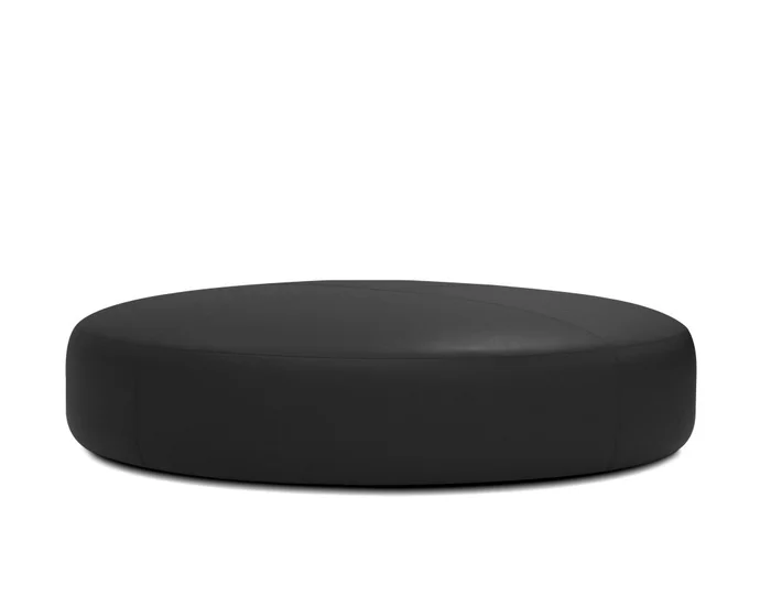 Mobital Disc Ottoman Black Leatherette 54″ Round OST-DISC-BLAC-ROU54