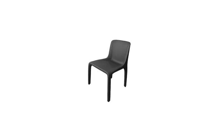 Mobital Kate Dining Chair Goth Black Injection Foam (Set of 2) DCH-KATE-BLAC-