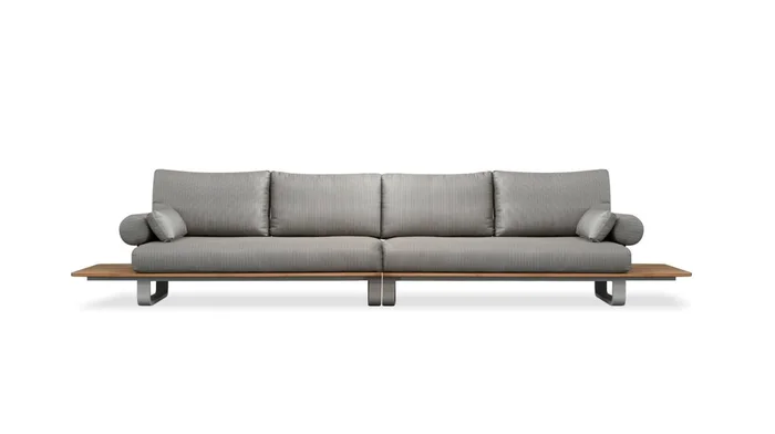 Mobital Makai Sofa (2 Times 2 Seater) Alder Sunproof Fabric Indoor-Outdoor SOF-MAKA-SAND-PCSAN