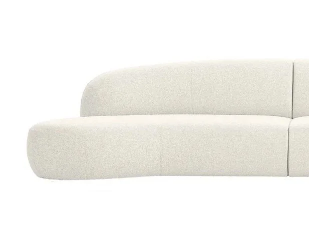 Mobital Moritz 2 Seater No Arm LSF Alabaster Fabric SEC-MORI-ALAB-2SEAL