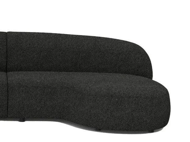 Mobital Moritz Chaise RSF Licorice Boucle Fabric SEC-MORI-LICO-CHAFR