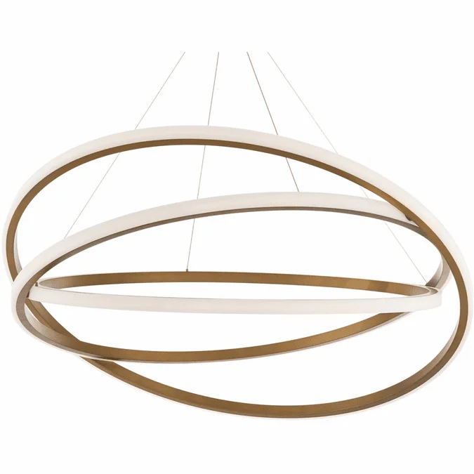 Modern Forms PD-24848-AB Veloce Contemporary Aged Brass LED Pendant Light