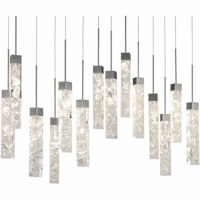 Modern Forms PD-78014L-AN Minx Modern Antique Nickel LED Multi Pendant Lighting