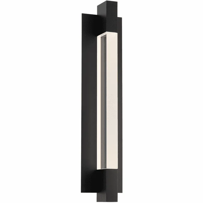 Modern Forms WS-W30424-BK Heliograph Modern Black LED 24″ Exterior Wall Lighting