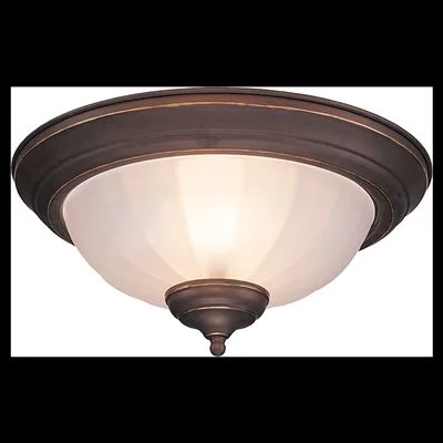 Monte Carlo Frosted Melon Bowl Light Kit Roman Bronze MC59RB-L