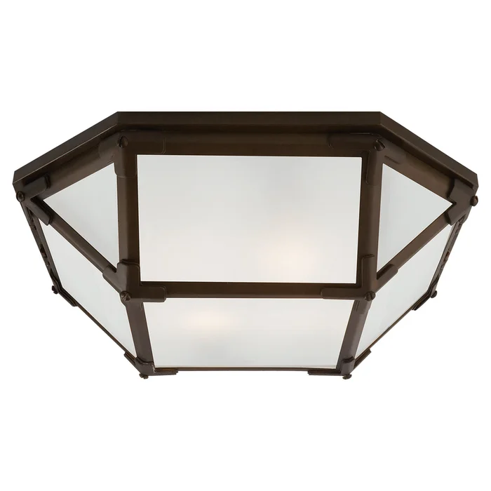 Morris Two Light Flush Mount
