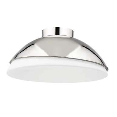 Morse Three Light Flush Mount in Polished Nickel (70|6819-PN)