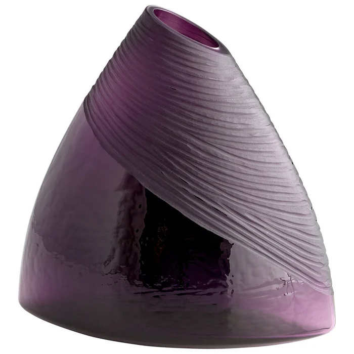 Mount Amethyst Vase Small By Cyan Design