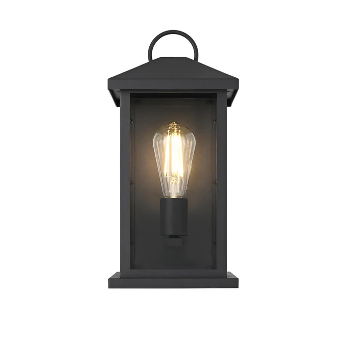neil 7 inch outdoor wall sconce in black