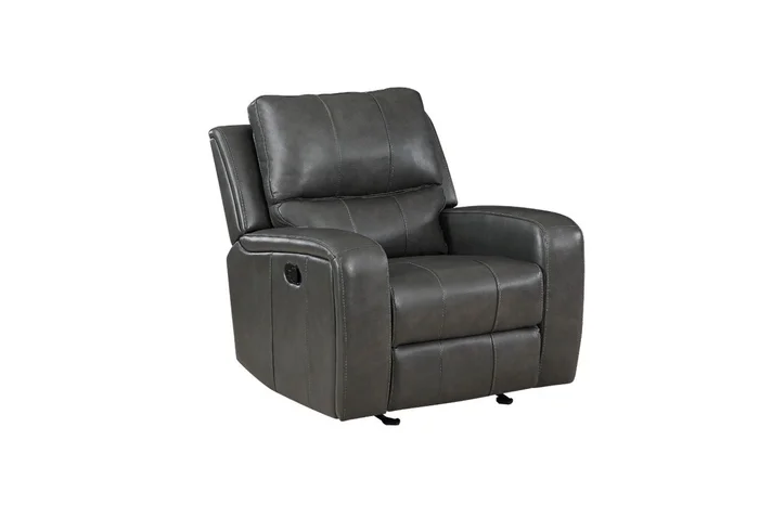 New Classic Furniture Linton Glider Recliner in Gray L1721-13-DGR PROMO