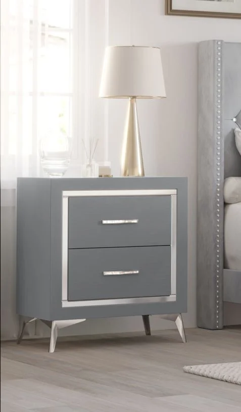 New Classic Huxley Nightstand in Gray B3365G-040 PROMO