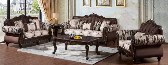 New Classic Palazzo Marina End Table in Brown T1808-20 PROMO