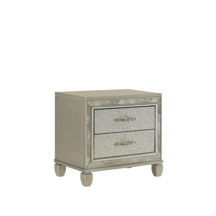 New Classic Radiance Nightstand in Silver B976S-040 PROMO