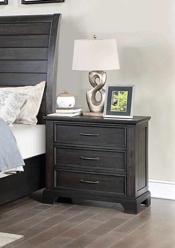 New Classic Stafford County Nightstand in Brown B322-040