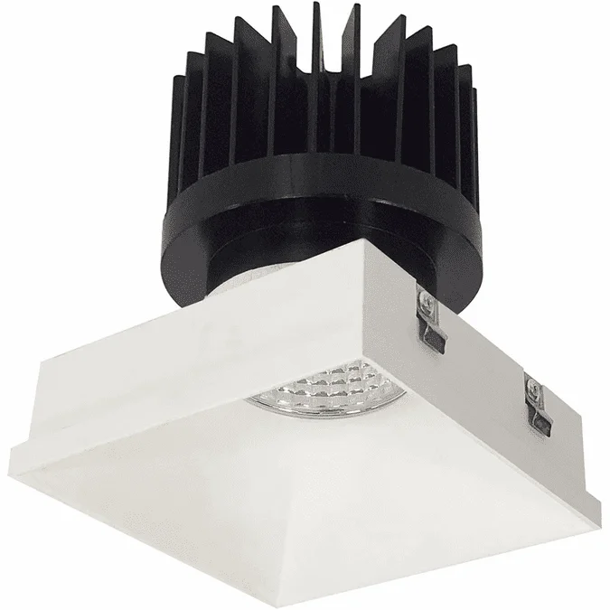 Nora NIO-4PSTLNDCXMPW/HL Iolite Contemporary Matte Powder White LED 4″ Square Trimless Downlight Down Lighting Insert