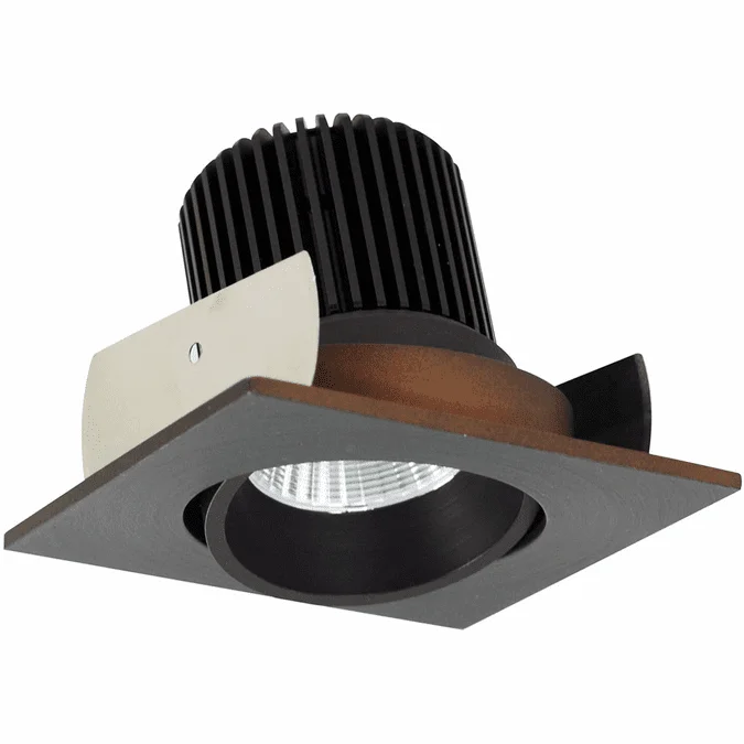 Nora NIOB-2SCXBZ Iolite Contemporary Bronze LED 2″ Square Adjustable Cone Reflector Recessed Light Insert