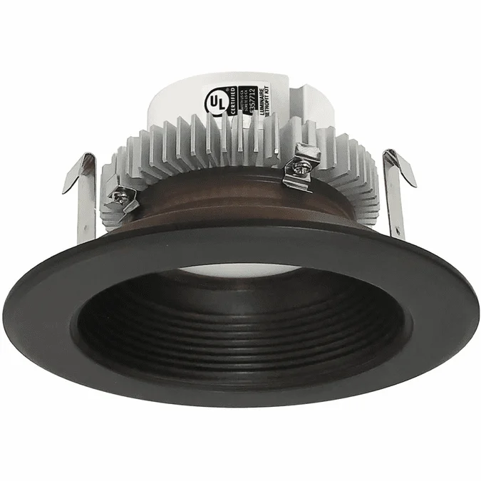 Nora NLCBC2-452TWBZBZ/10 Cobalt Contemporary Bronze LED 4″ Click Round Retrofit Baffle Recessed Lighting Insert