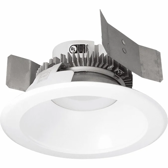 Nora NLCBC2-551TWMPW/10 Cobalt Contemporary Matte Powder White LED 5″ Click Round Retrofit Reflector Recessed Lighting Insert