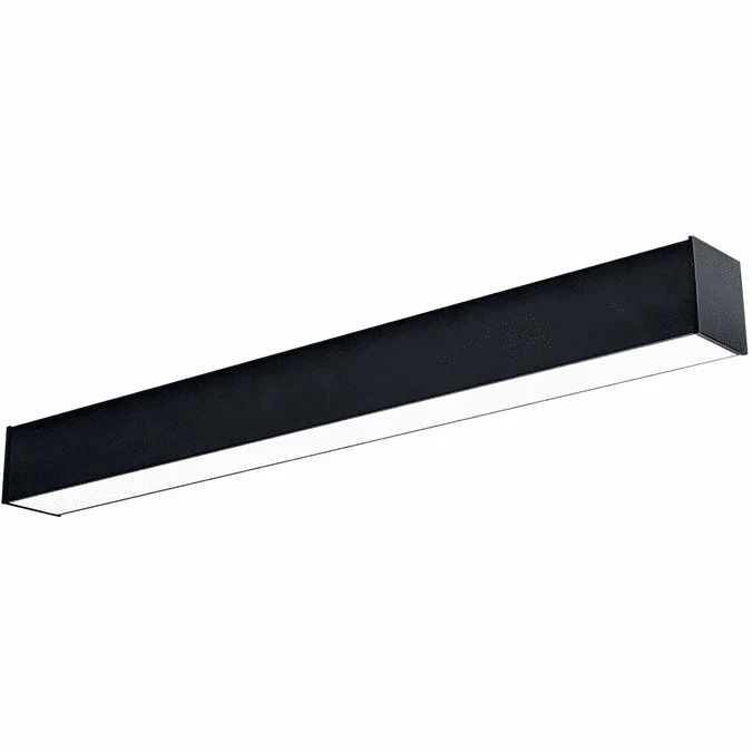 Nora NLINSW-2334B L-Line Contemporary Black LED 2′ Direct Linear Flush Mount Lighting