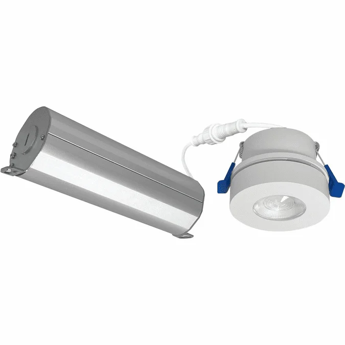 Nora NMW-2MPW Wave Contemporary Matte Powder White LED 2 Inch Surface Mount Recessed Lighting Insert