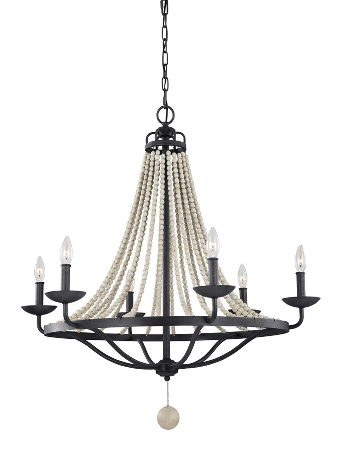 Nori Six Light Chandelier