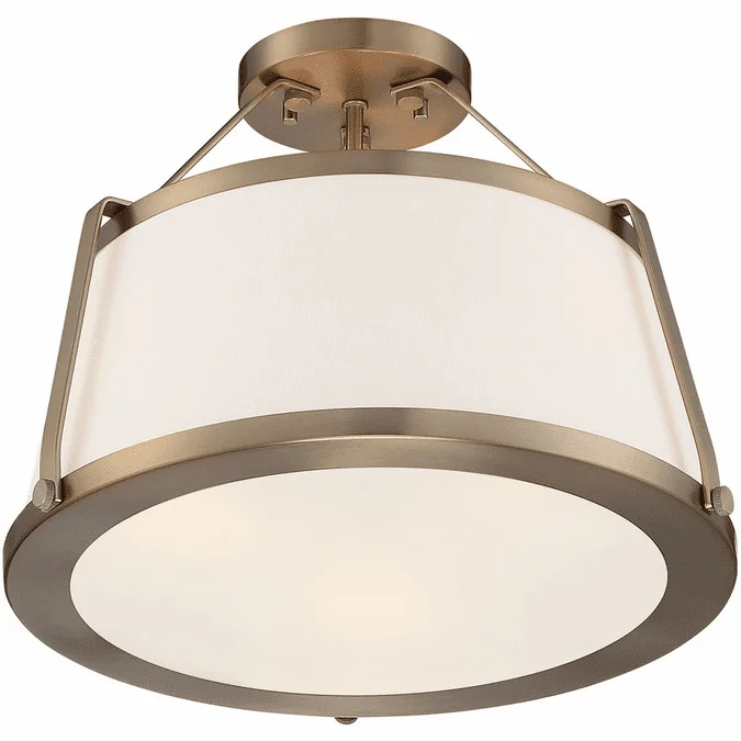 Nuvo 60-6997 Cutty Contemporary Burnished Brass Ceiling Lighting Fixture