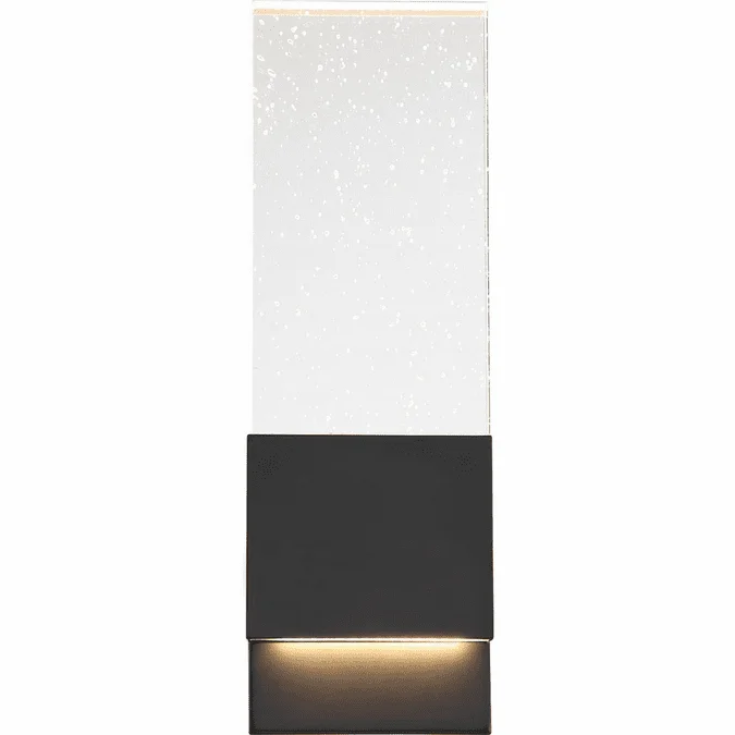 Nuvo 62/1513 Ellusion Modern Matte Black LED Wall Light Sconce