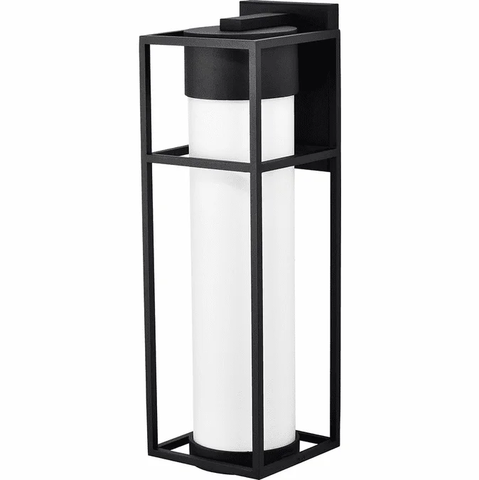 Nuvo 62/1613 Ledges Contemporary Matte Black LED Outdoor 7″ Light Sconce