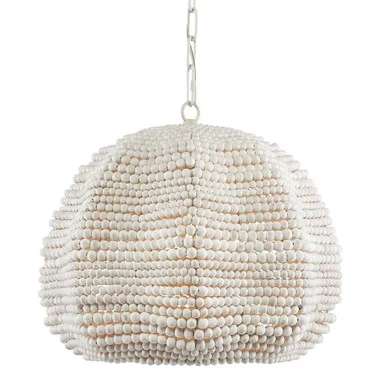 Octavia White Pendant One Light Pendant in White/Whitewash (142|9000-0864)