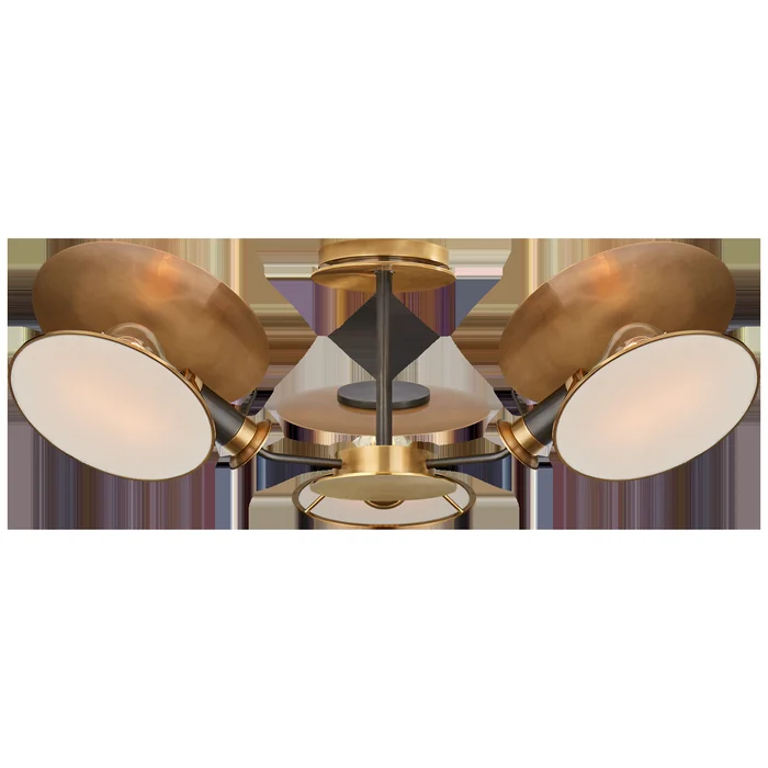 Osiris Medium Reflector Semi-Flush Mount