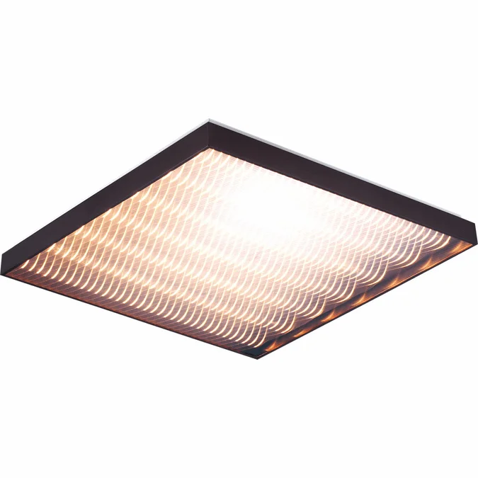 PageOne PC010070-DT Mirage Modern Deep Taupe LED Flush Mount Light Fixture