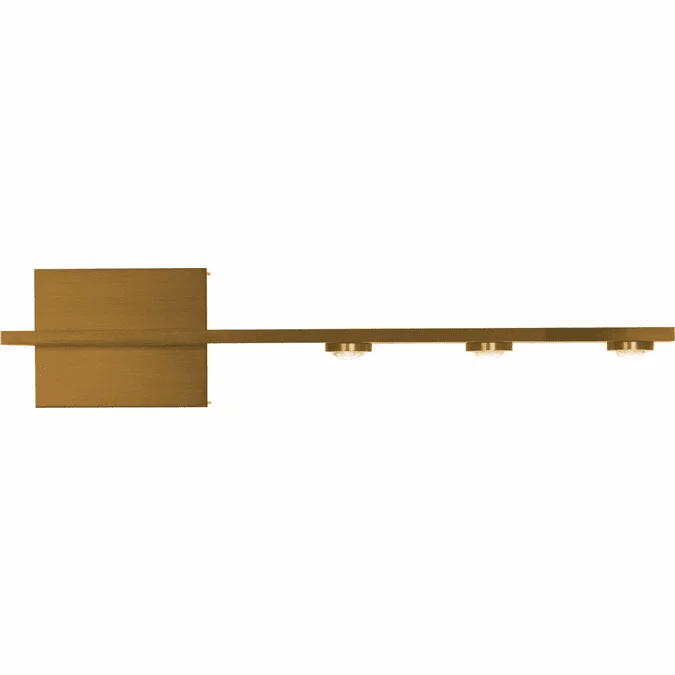 PageOne PW131323-BG Aurora Modern Brushed Gold LED Wall Sconce