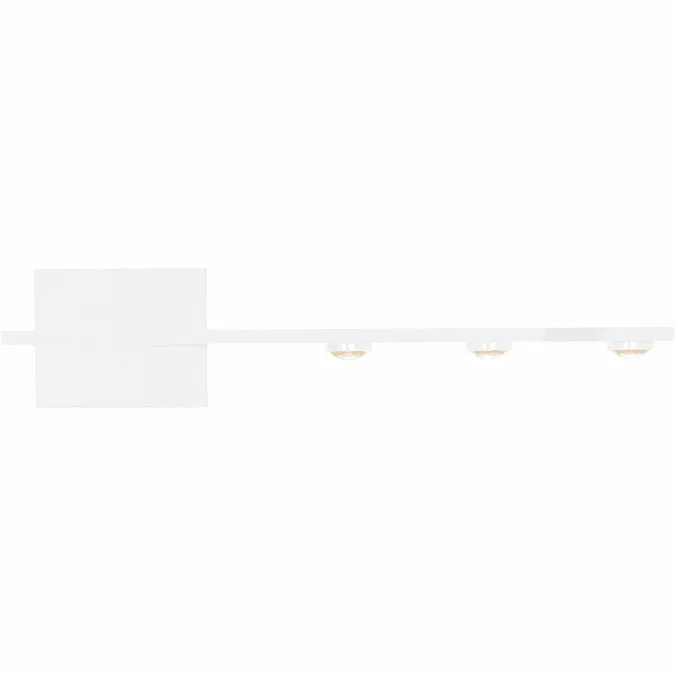 PageOne PW131323-MH Aurora Contemporary Matte White LED Sconce Lighting