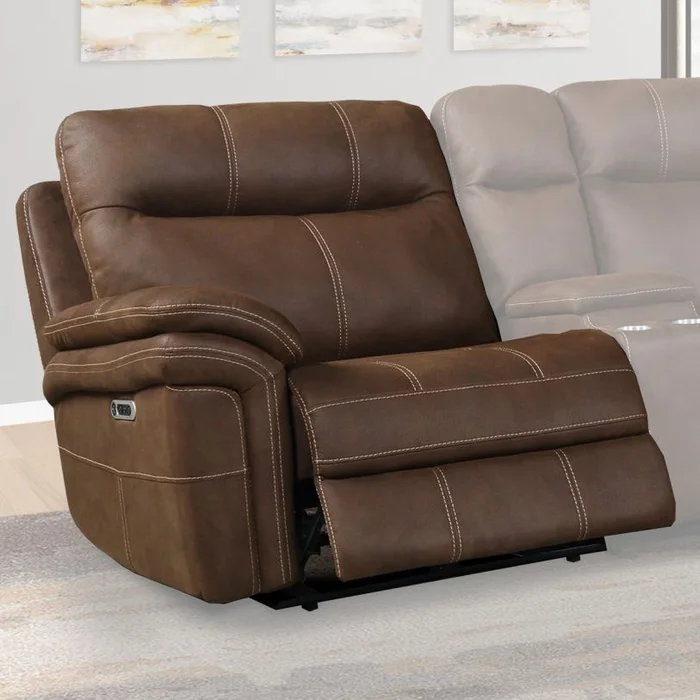 Parker House Mason Power Left Arm Facing Recliner in Dark Kahlua MMA#811LPH-DK PROMO CODE:UNIV10 for 10% Off