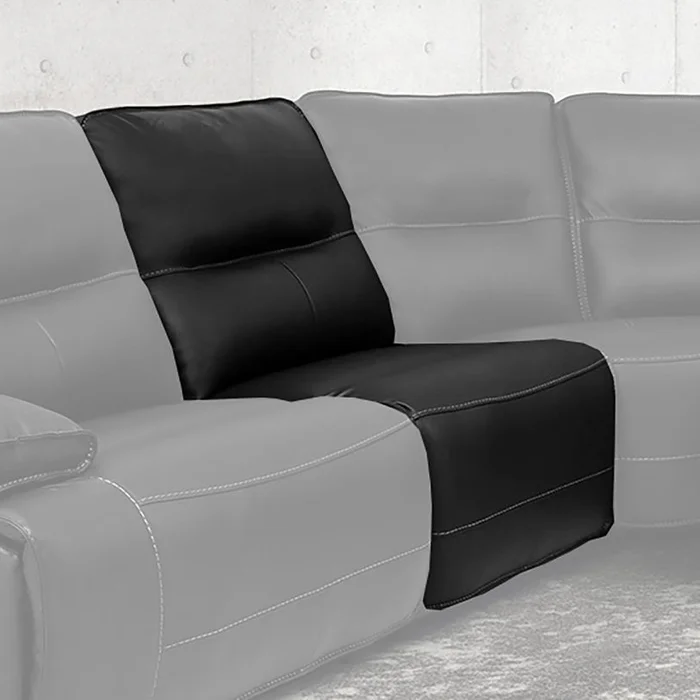 Parker House Spartacus Armless Chair in Black MSPA#840-BLC PROMO CODE:UNIV10 for 10% Off