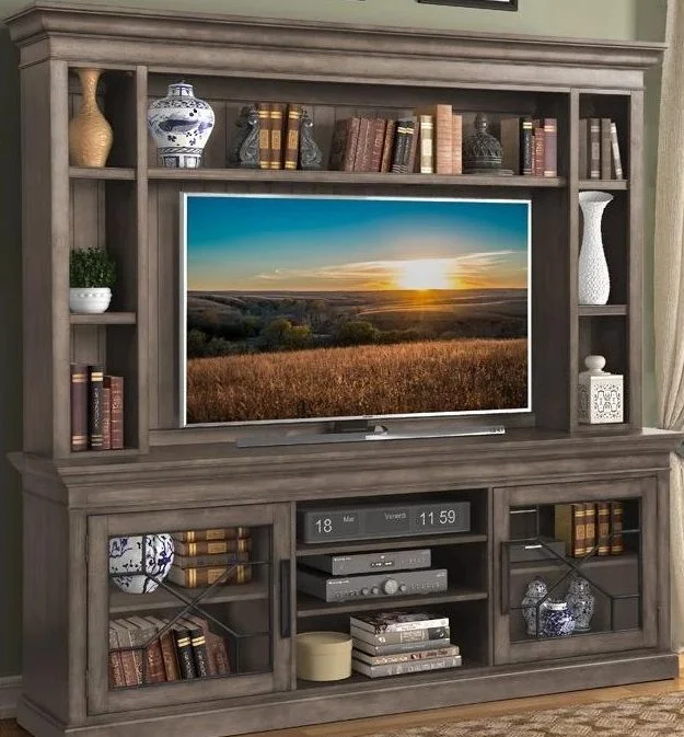 Parker House Sundance 92″ Console with Hutch in Sandstone SUN#92-4-SS CLOSEOUT CODE:UNIV10 for 10% Off
