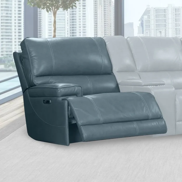 Parker House Whitman Power Cordless Left Arm Facing Recliner in Verona Azure MWHI#811LPH-P50-VAZ PROMO CODE:UNIV10 for 10% Off