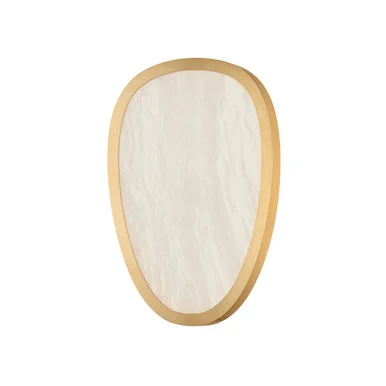 Patras LED Wall Sconce in Vintage Brass (68|338-01-VB)