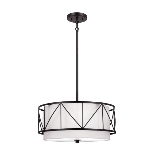 Pendant/Semi Flush 3Lt (10687|52075BK)