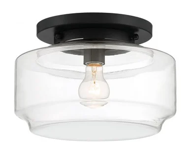 Peri One Light Flushmount in Flat Black (46|X3112-FB)