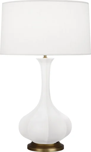Pike One Light Table Lamp in Matte Lily Glazed Ceramic (165|MLY94)