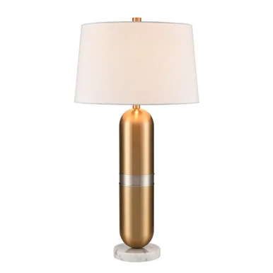 Pill One Light Table Lamp in Aged Brass (45|H0019-9575)