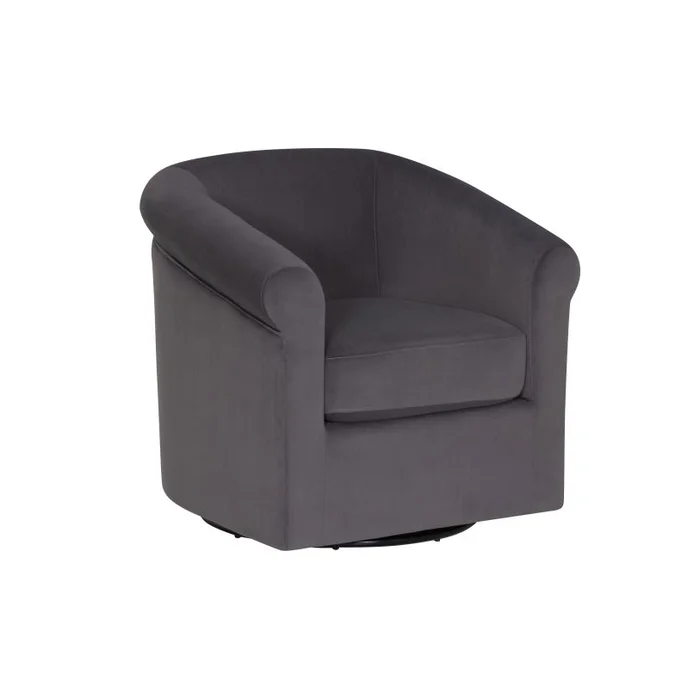 Powell Bonnie Grey Swivel Chair D1209S23GREY