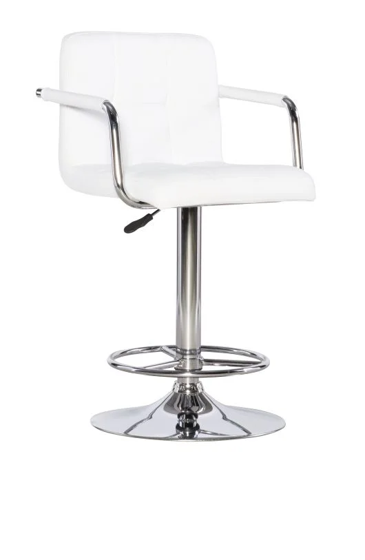 Powell Boyd White PU Abs Barstool 274-915