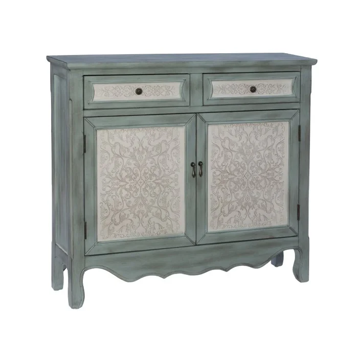 Powell Clancy Antique Blue and White Console 14A2048
