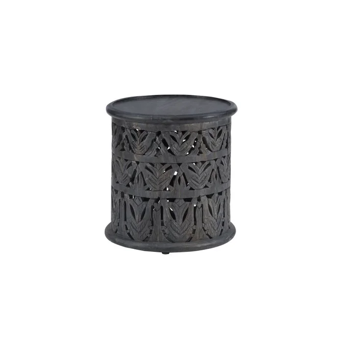 Powell Indie Side Table Dark Gray D1428A21STDGRY