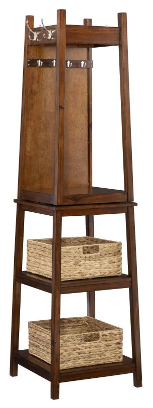 Powell Jalen Rotating Coat Rack Cherry D1278A19C