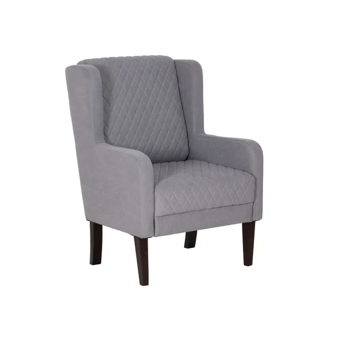 Powell Jerika Wingback Accent Chair Grey D1531LS23GRY