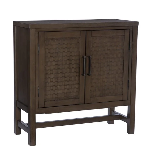 Powell Malcolm Wood 2 Door Accent Cabinet Brown D1525LA23BRN